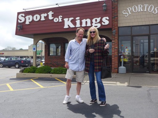 Bill Kauffman and The Question Lady in Batavia