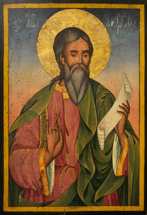 Saint Andrew the Apostle by Yoan from Gabrovo, 19th century