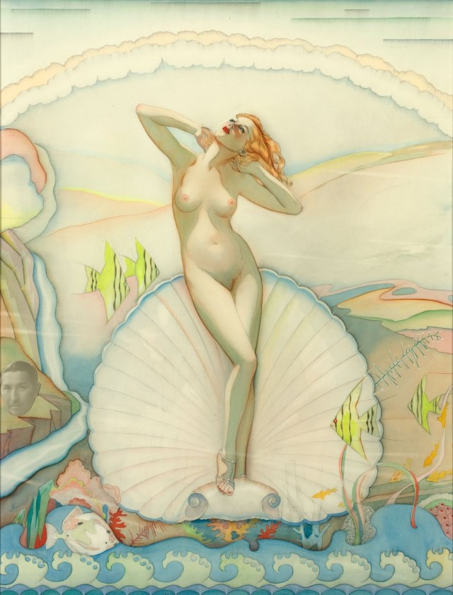 alberto vargas  venus in a half shell 1937 via vintage blog