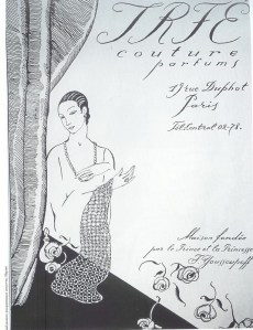 An Irfé perfume advertisement from 1926.