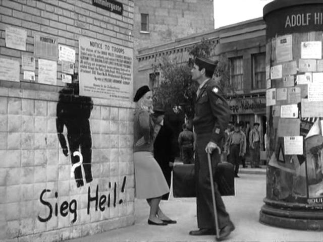 Fuller fills Verboten! with the kind of "text" heavy images that would appeal to a guy like Godard.