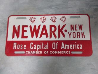 Newark-NY-License-Plate-Rose-Capital-of-America